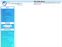 Tablet Screenshot of icevidanova.com.br